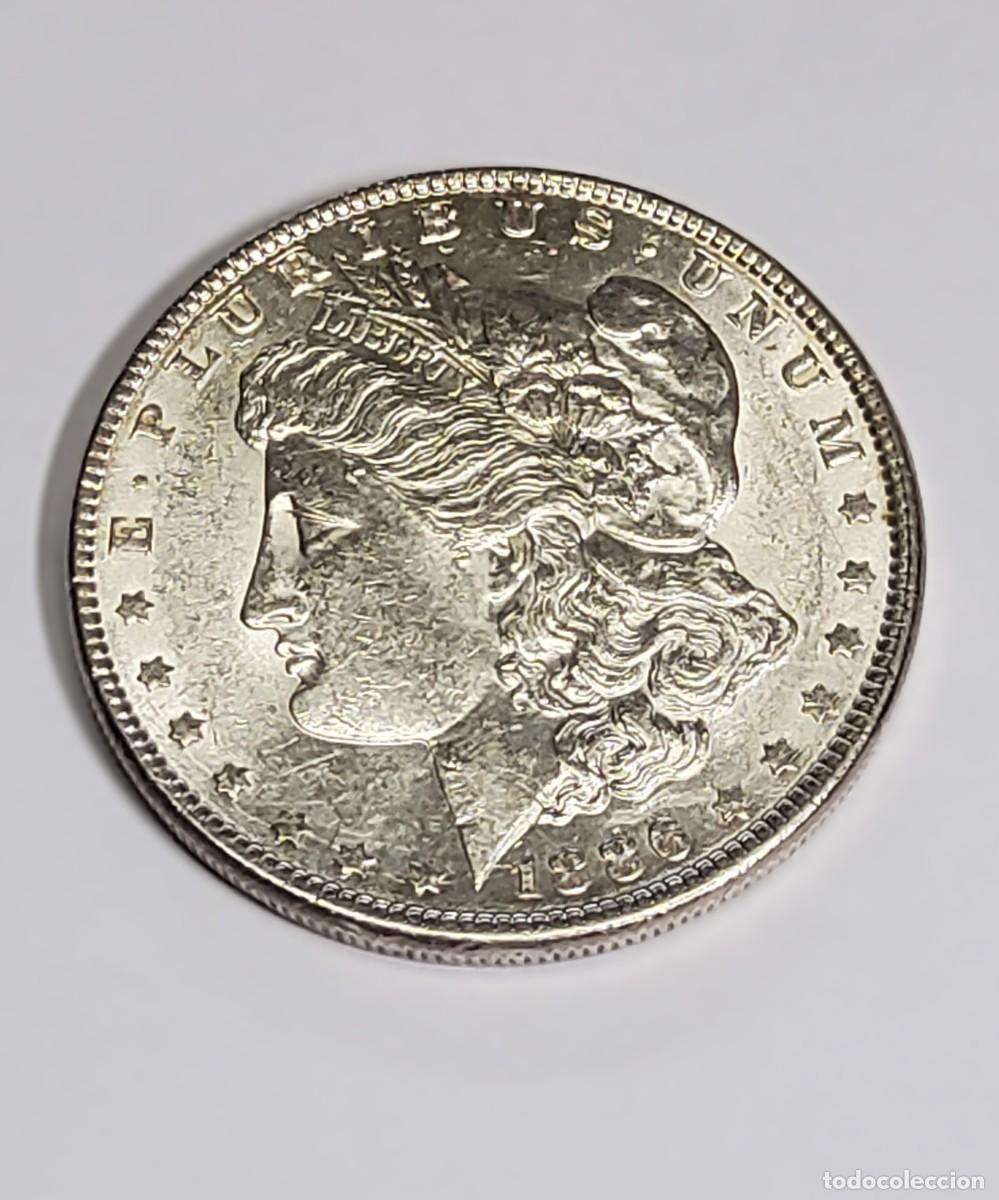Monedas antiguas de Am&eacute;rica: 1 DOLAR DE PLATA DE ESTADOS UNIDOS DE 1886.SIN CIRCULAR