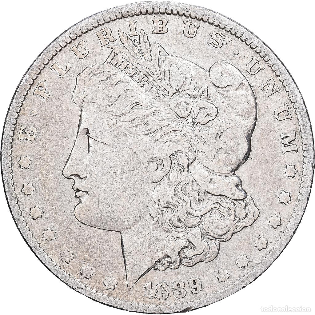 Monedas antiguas de Am&eacute;rica: [#1213980] Estados Unidos, Dollar, Morgan, 1889, New Orleans, Plata, BC+, KM:110