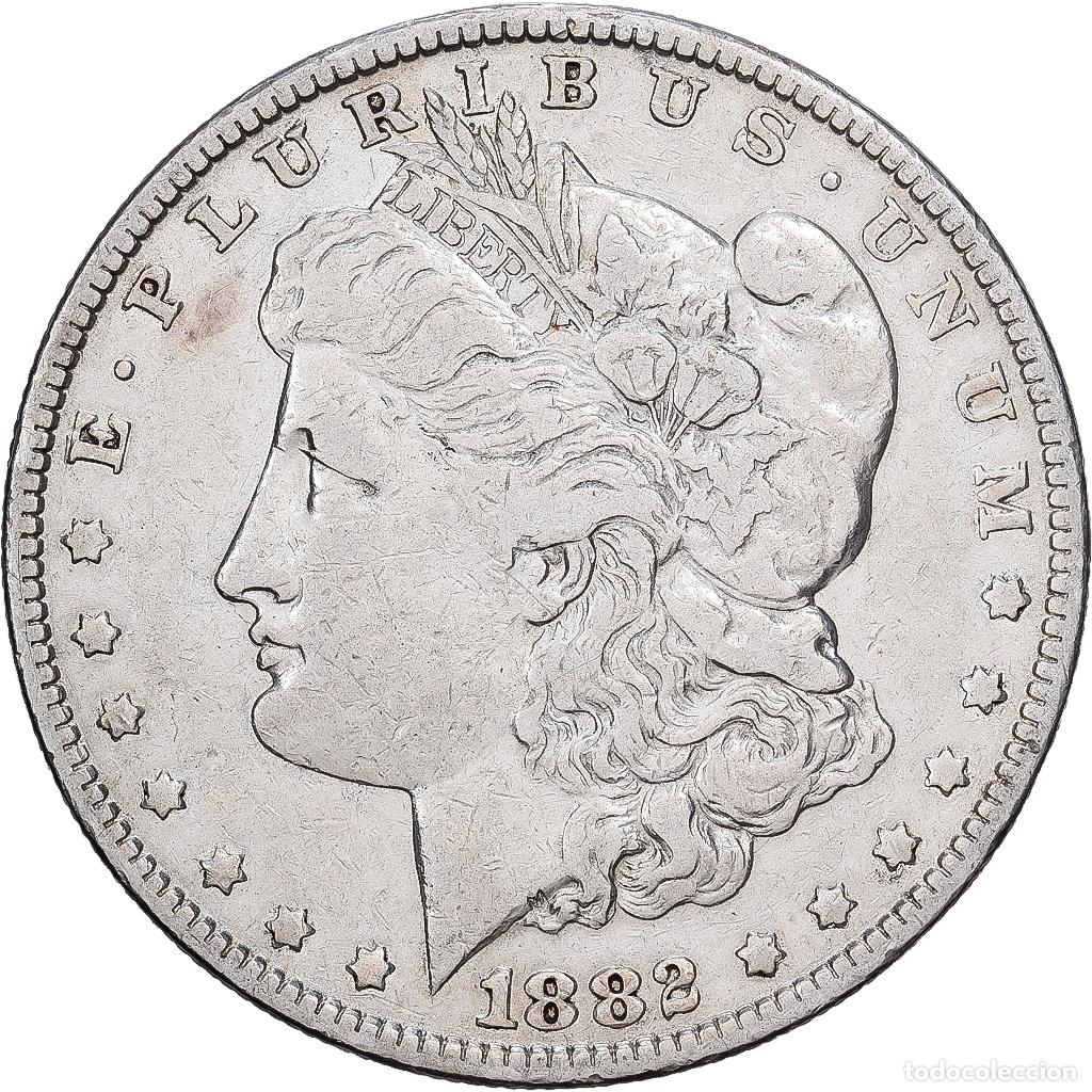 Monedas antiguas de Am&eacute;rica: [#1213978] Estados Unidos, Dollar, Morgan, 1882, Philadelphia, Plata, BC+, KM:110