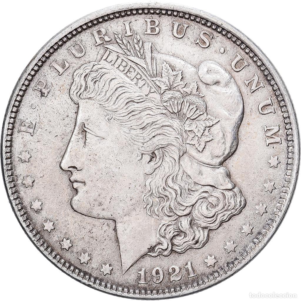 Monedas antiguas de Am&eacute;rica: [#1117831] Estados Unidos, Dollar, Morgan Dollar, 1921, Philadelphia, Plata, MBC, KM:110