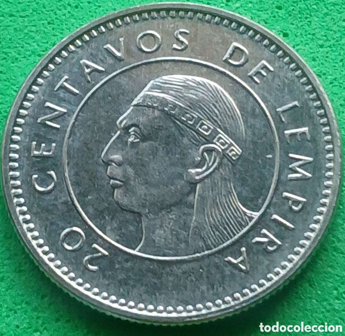 Monedas antiguas de Am&eacute;rica: Honduras 20 centavos 2016 km#83a.2 poco com&uacute;n