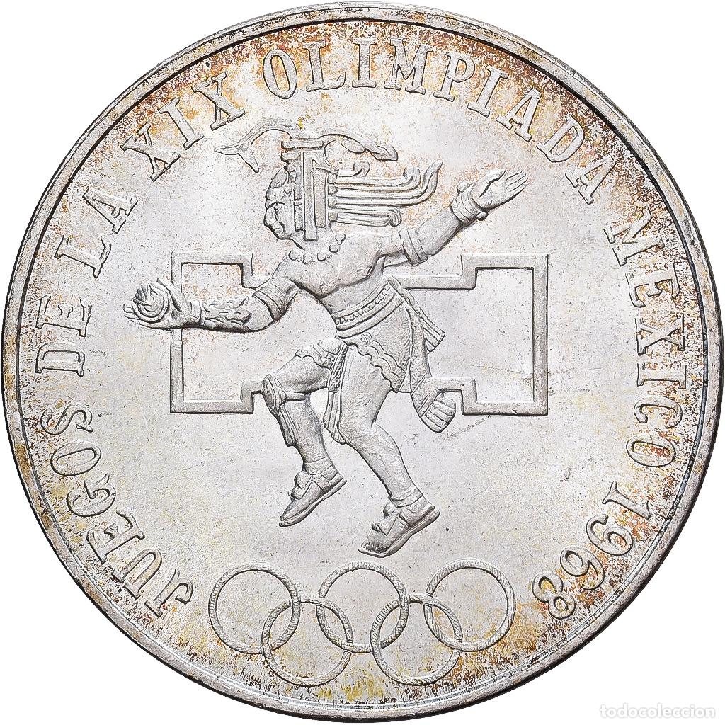 Monedas antiguas de Am&eacute;rica: [#1202904] M&eacute;xico, 25 Pesos, 1968, Mexico City, Plata, EBC, KM:479.2