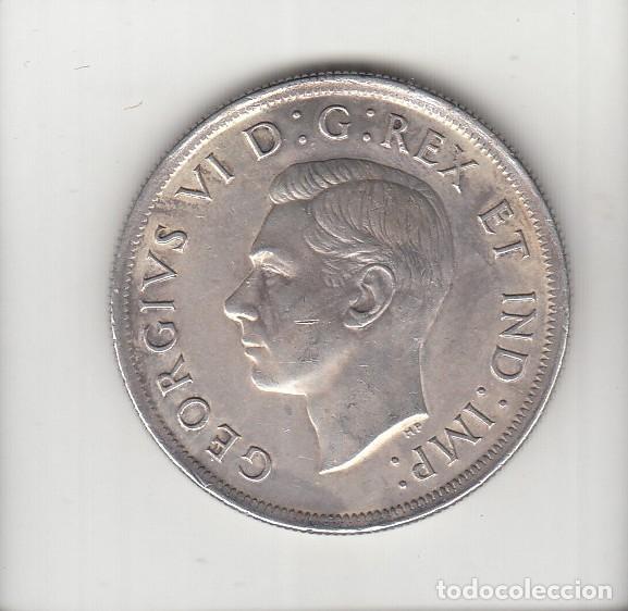 Monedas antiguas de Am&eacute;rica: CANADA. Moneda de 1$ de Plata de 1939. EBC.