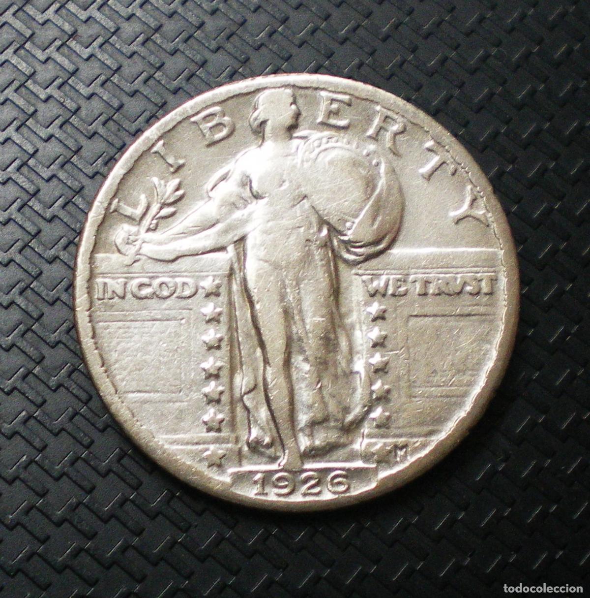 Monedas antiguas de Am&eacute;rica: ESTADOS UNIDOS (USA) - CUARTO de DOLAR (25 CENTAVOS) de PLATA 1926