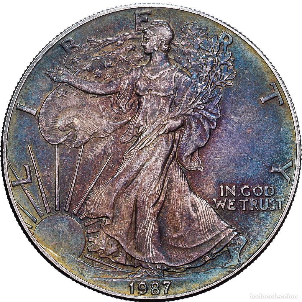 Monedas antiguas de Am&eacute;rica: [#1202897] Estados Unidos, Dollar, 1987, Philadelphia, Plata, EBC+, KM:273