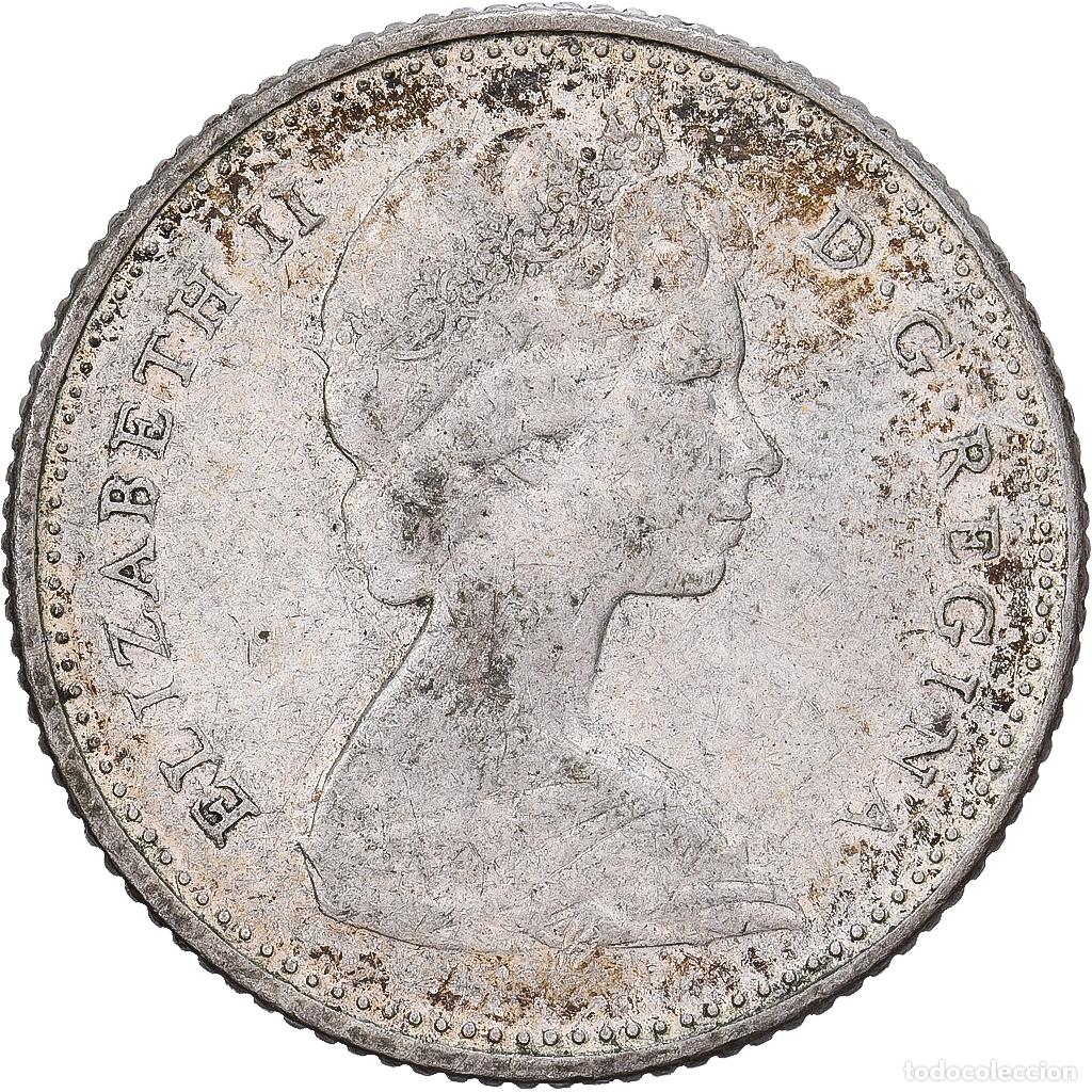 Monedas antiguas de Am&eacute;rica: [#1513139] Canad&aacute;, Elizabeth II, 10 Cents, 1968, Royal Canadian Mint, N&iacute;quel, BC+, KM:72a