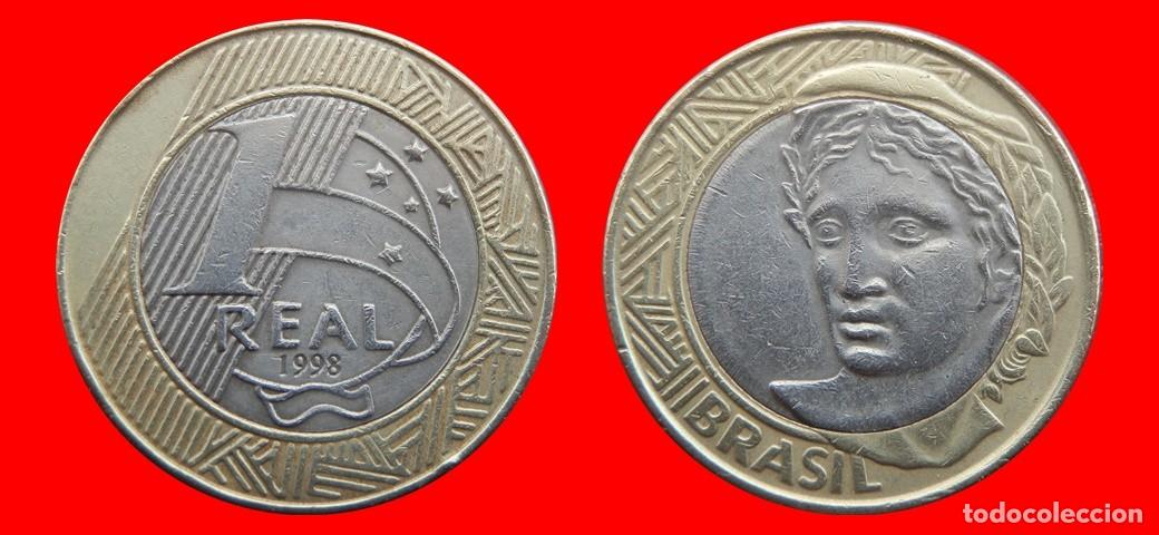 Monedas antiguas de Am&eacute;rica: 1 REAL 1998 BRASIL-143998
