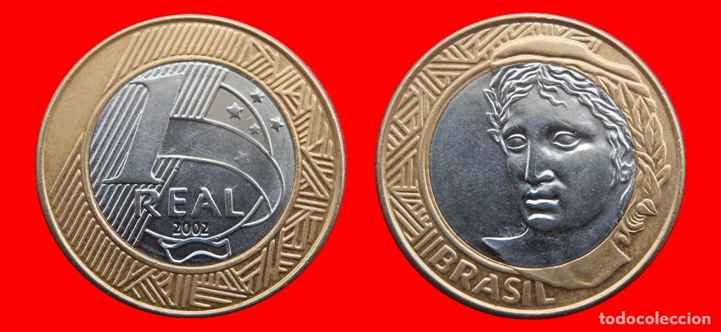 Monedas antiguas de Am&eacute;rica: 1 REAL 2002 BRASIL-143999