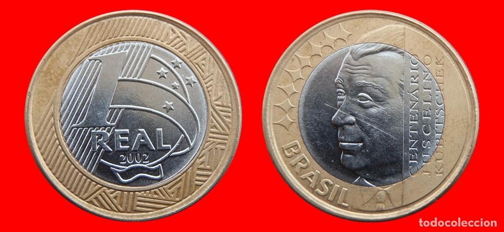 Monedas antiguas de Am&eacute;rica: 1 REAL 2002 BRASIL-144000