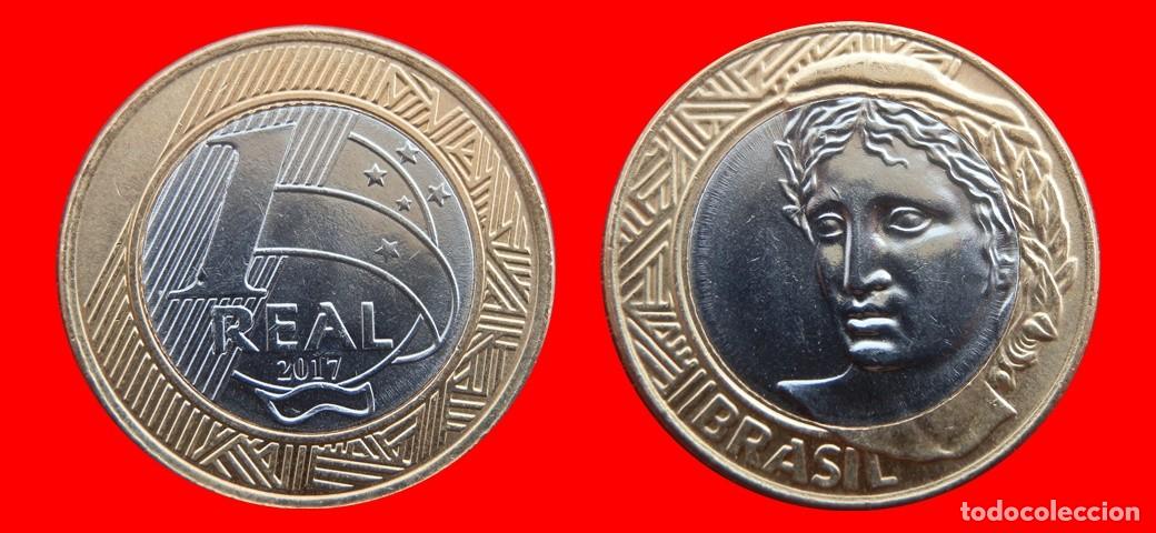 Monedas antiguas de Am&eacute;rica: 1 REAL 2017 BRASIL-144006