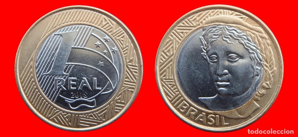 Monedas antiguas de Am&eacute;rica: 1 REAL 2018 BRASIL-144007