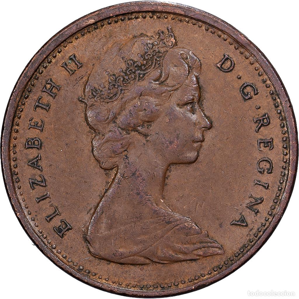 Monedas antiguas de Am&eacute;rica: [#1530126] Canad&aacute;, Elizabeth II, Cent, 1967, Royal Canadian Mint, Bronce, MBC, KM:65