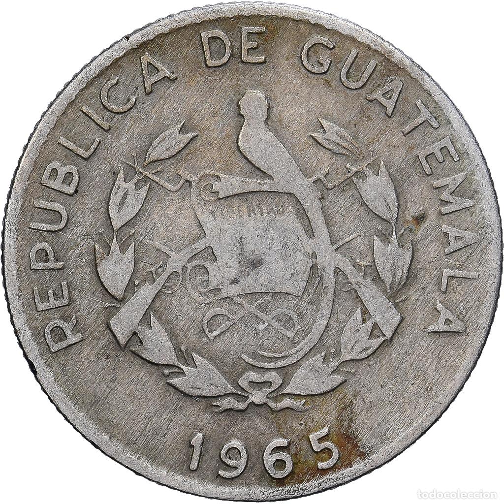 Monedas antiguas de Am&eacute;rica: [#1513167] Guatemala, 5 Centavos, 1965, Casa da Moeda, N&iacute;quel, BC+