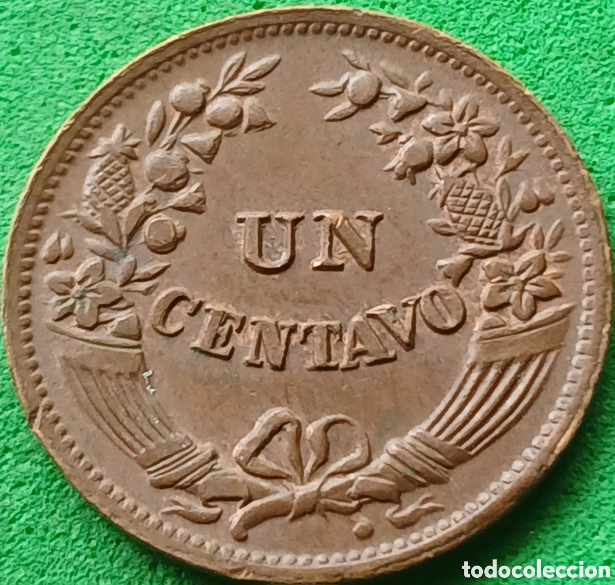 Monedas antiguas de Am&eacute;rica: Per&uacute; un centavo 1945 km#211a ESCASA!!
