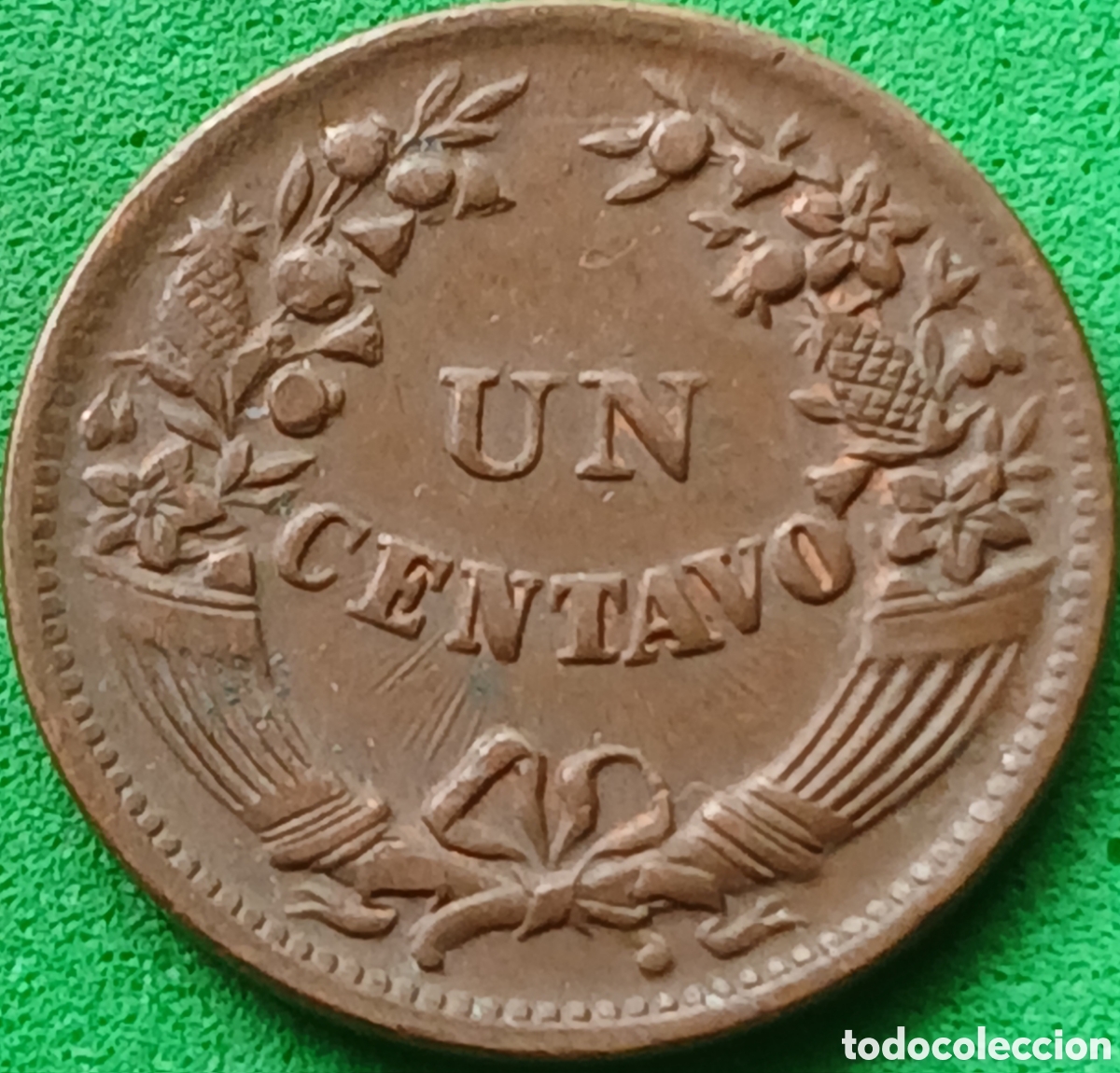 Monedas antiguas de Am&eacute;rica: Per&uacute; un centavo 1948 km#211a poco com&uacute;n