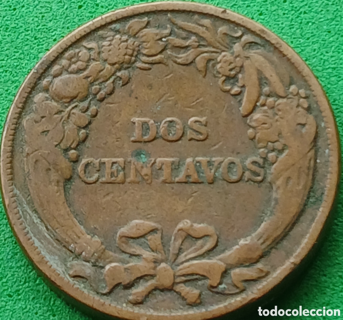 Monedas antiguas de Am&eacute;rica: Per&uacute; dos centavos 1919 km#A212 poco com&uacute;n!!