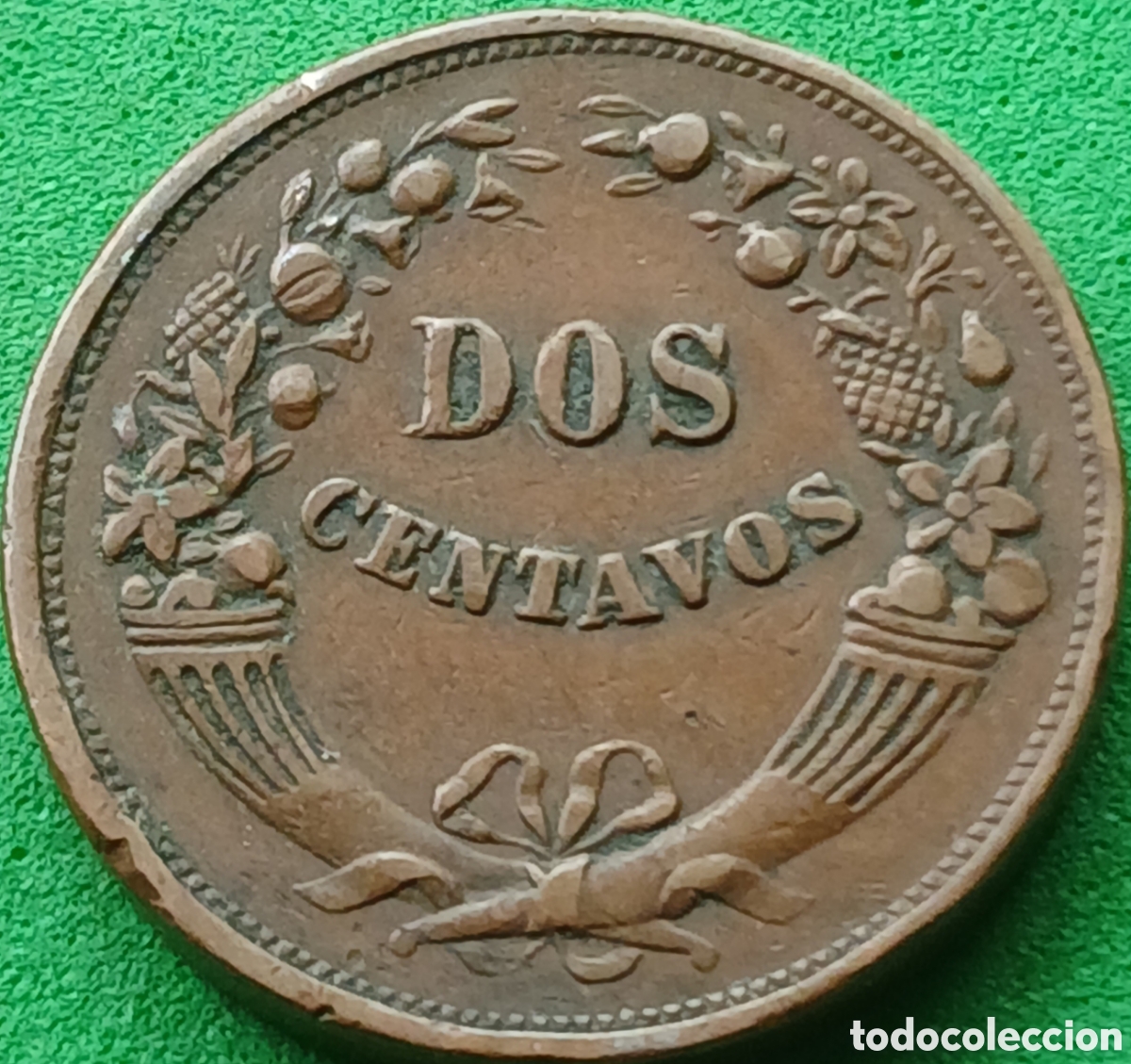 Monedas antiguas de Am&eacute;rica: Per&uacute; dos centavos 1933 km#212 poco com&uacute;n!!