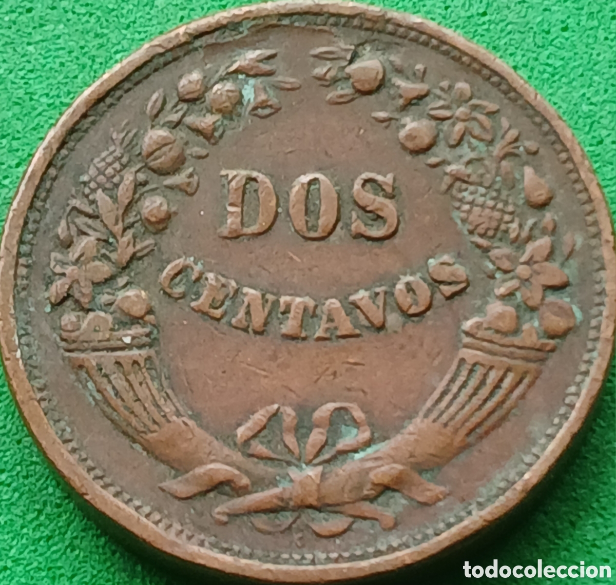 Monedas antiguas de Am&eacute;rica: Per&uacute; dos centavos 1935 km#212 ESCASA!!