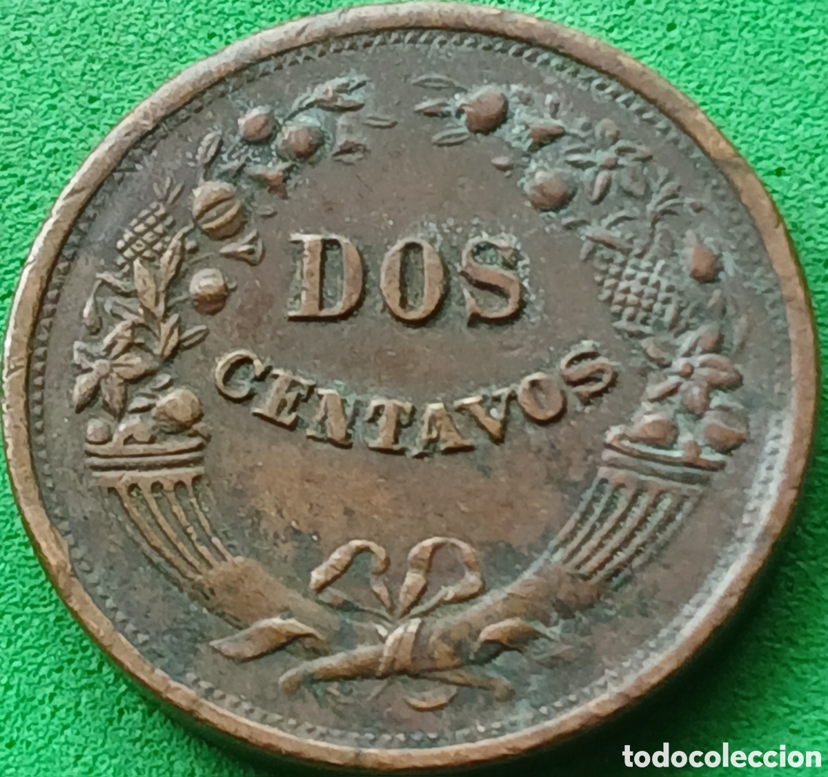 Monedas antiguas de Am&eacute;rica: Per&uacute; dos centavos 1937 km#212 ESCASA!!!