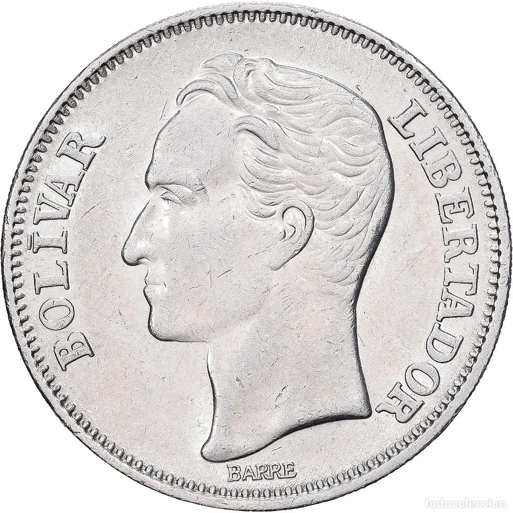 Monedas antiguas de Am&eacute;rica: [#1513256] Venezuela, 2 Bolivares, 1967, N&iacute;quel recubierto de acero, MBC+, KM:43a.1