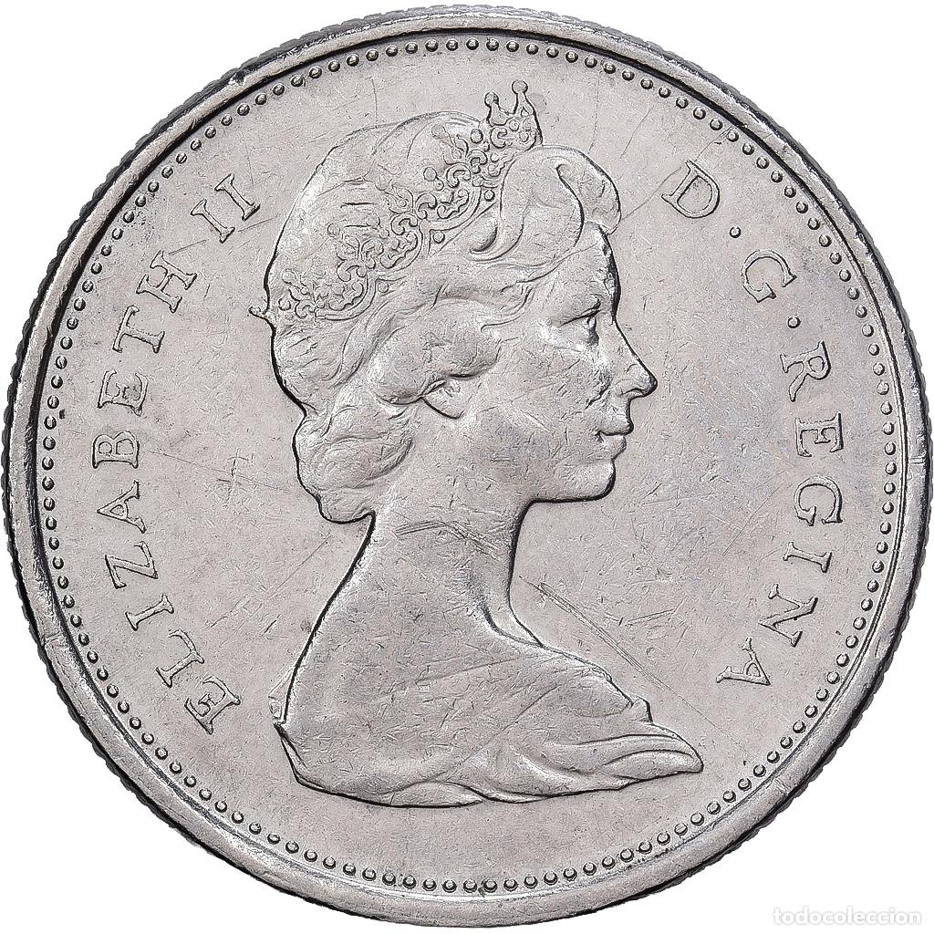 Monedas antiguas de Am&eacute;rica: [#1513299] Canad&aacute;, Elizabeth II, 25 Cents, 1974, Royal Canadian Mint, Prueba, N&iacute;quel