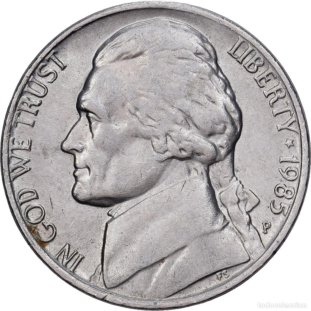 Monedas antiguas de Am&eacute;rica: [#1513302] Estados Unidos, 5 Cents, Jefferson Nickel, 1985, U.S. Mint, Cobre - n&iacute;quel
