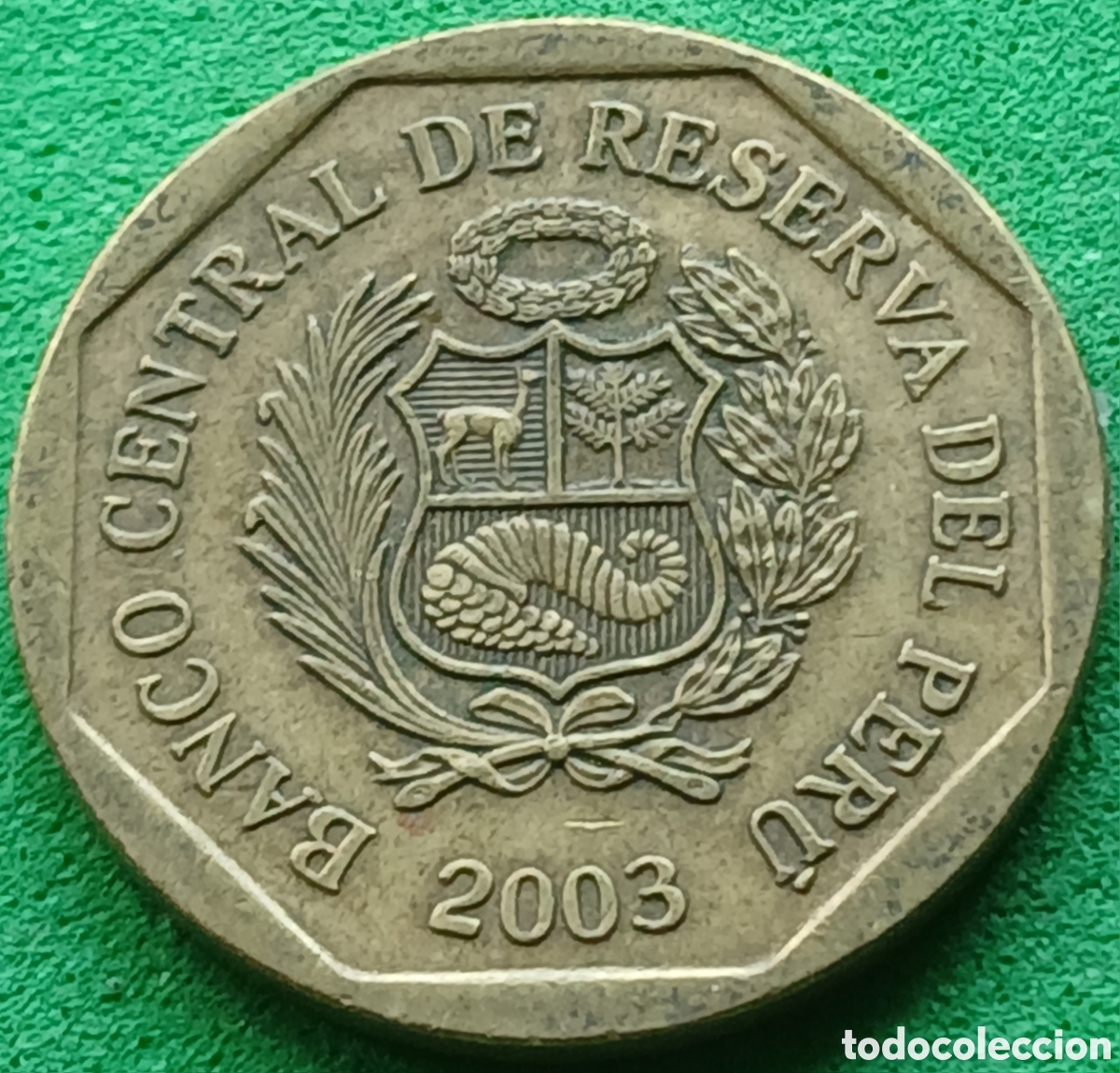 Monedas antiguas de Am&eacute;rica: Per&uacute; 10 centimos 2003 km#305.4