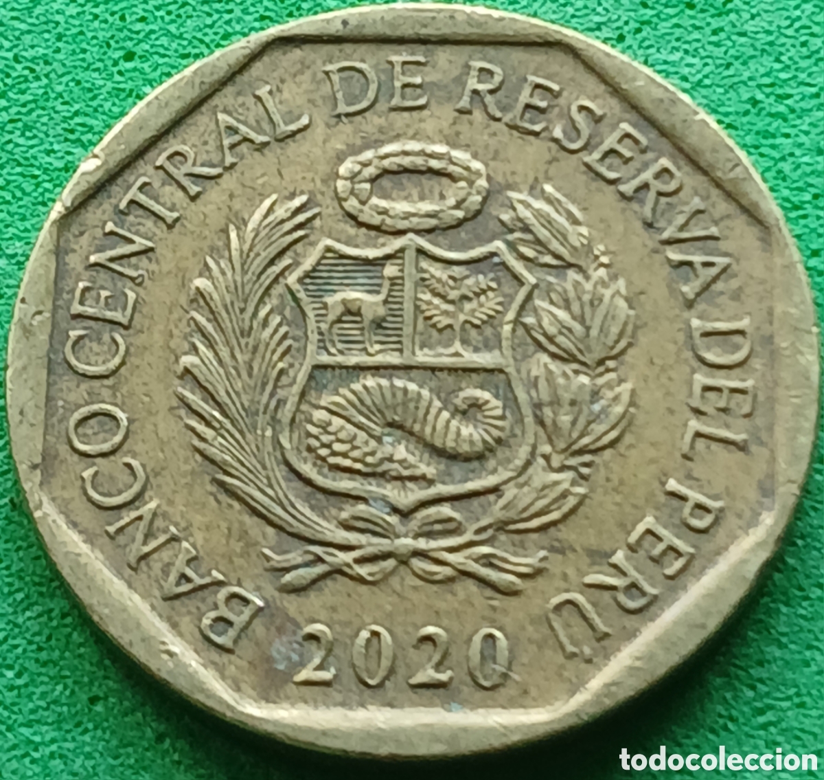 Monedas antiguas de Am&eacute;rica: Per&uacute; 10 centimos 2020 km#305.4