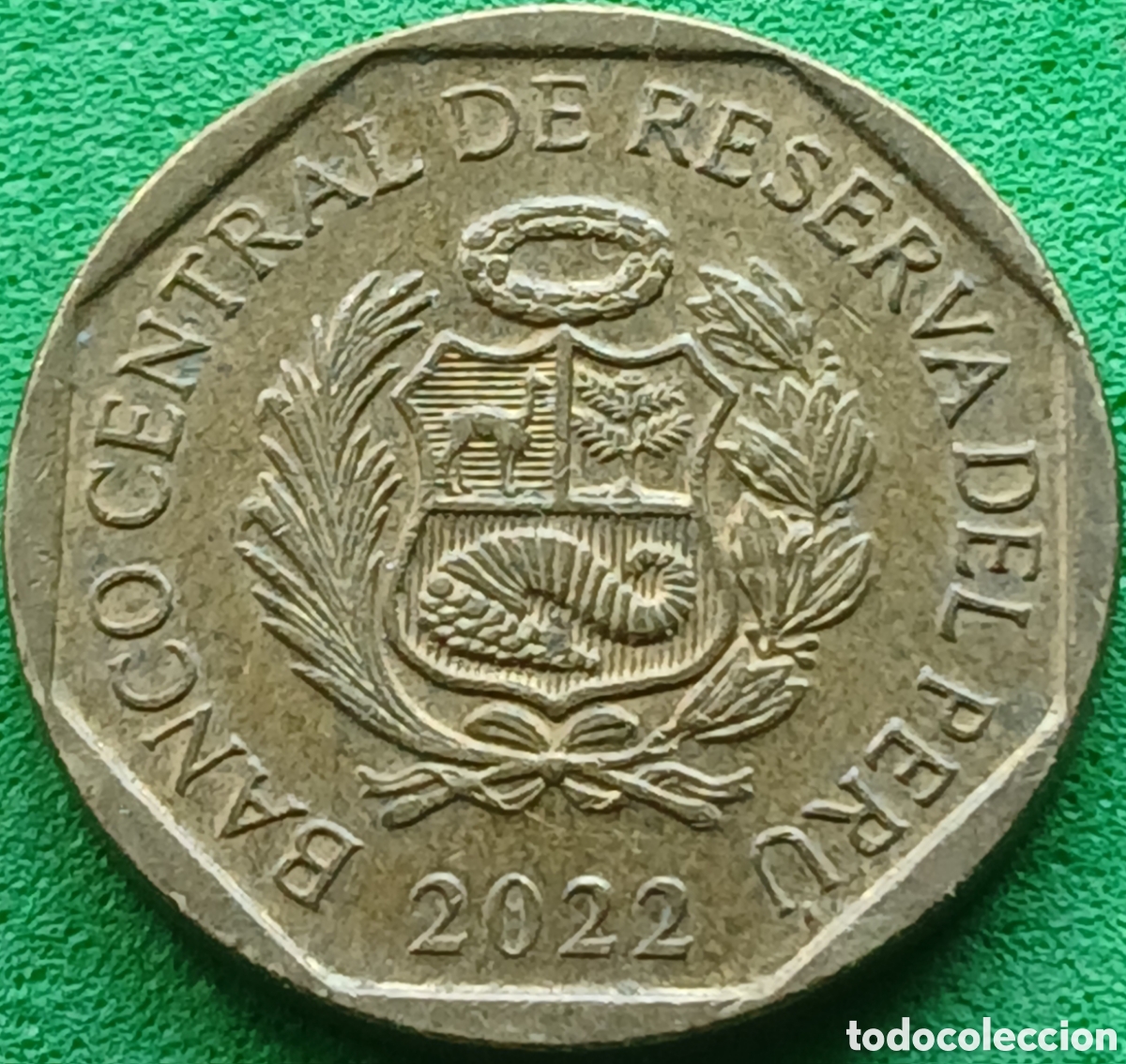 Monedas antiguas de Am&eacute;rica: Per&uacute; 10 centimos 2022 km#305.4