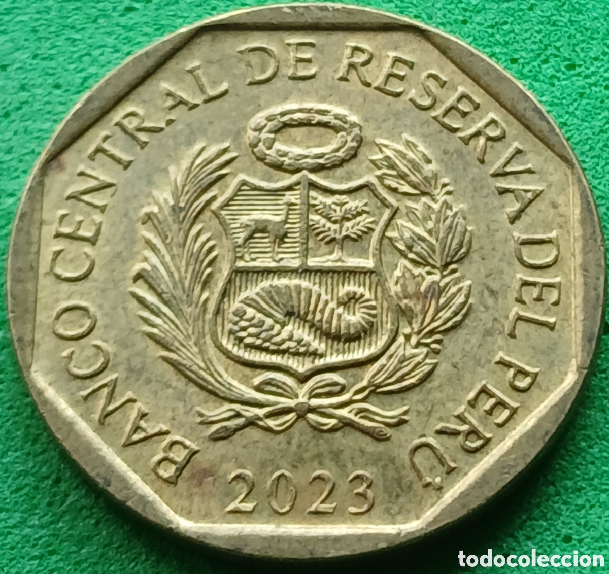 Monedas antiguas de Am&eacute;rica: Per&uacute; 10 centimos 2023 km#305.4