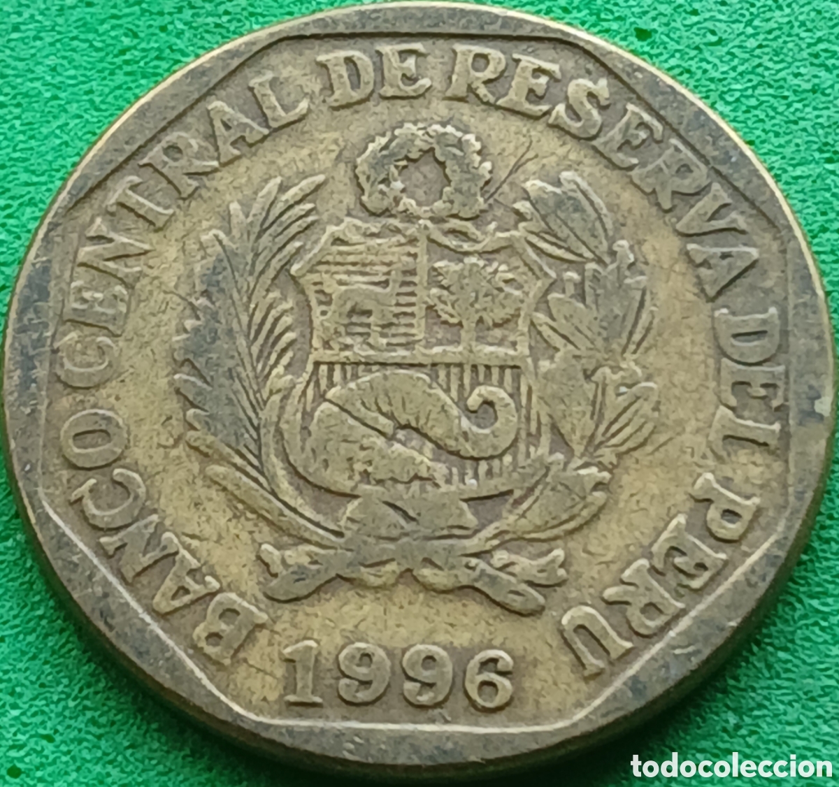 Monedas antiguas de Am&eacute;rica: Per&uacute; 20 centimos 1996 km#306