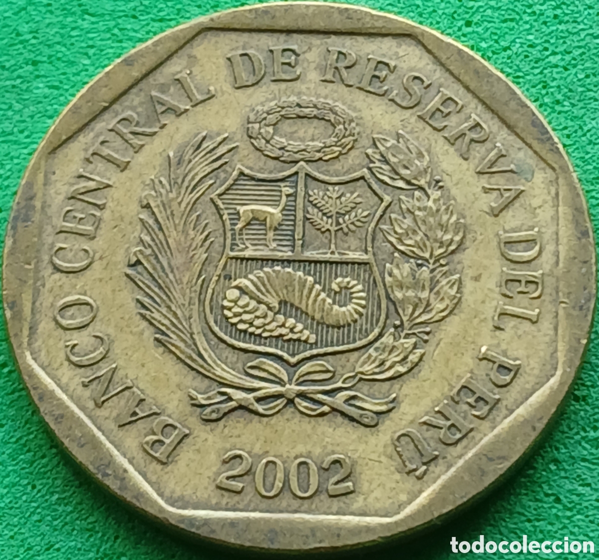 Monedas antiguas de Am&eacute;rica: Per&uacute; 20 centimos 2002 km#306.4