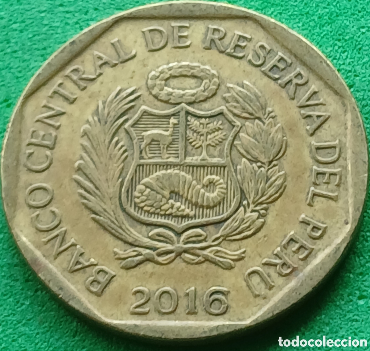 Monedas antiguas de Am&eacute;rica: Per&uacute; 20 centimos 2016 km#306.4