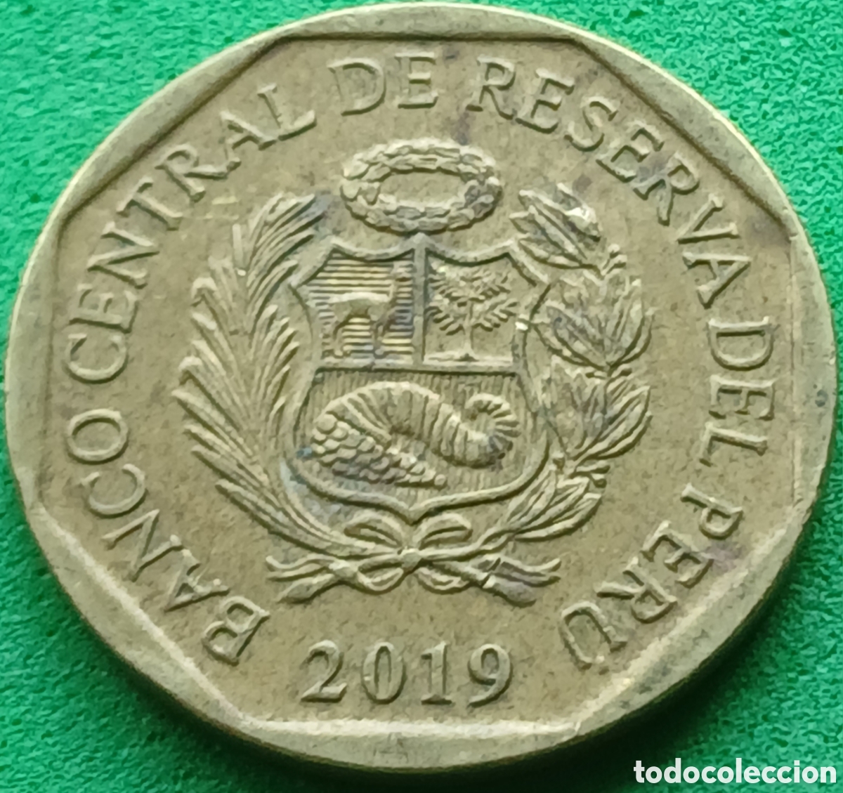 Monedas antiguas de Am&eacute;rica: Per&uacute; 20 centimos 2019 km#306.4