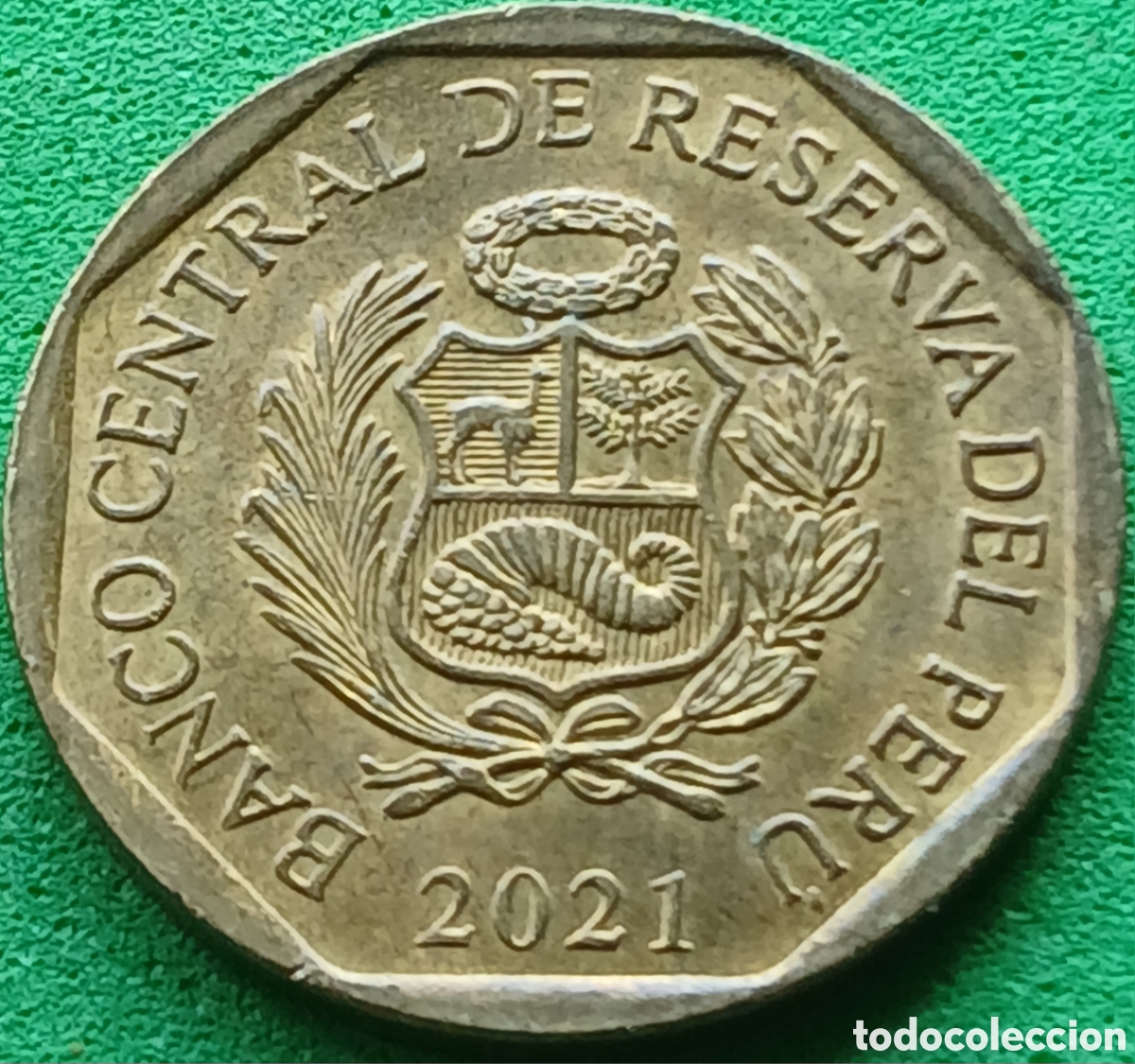 Monedas antiguas de Am&eacute;rica: Per&uacute; 20 centimos 2021 km#306.4
