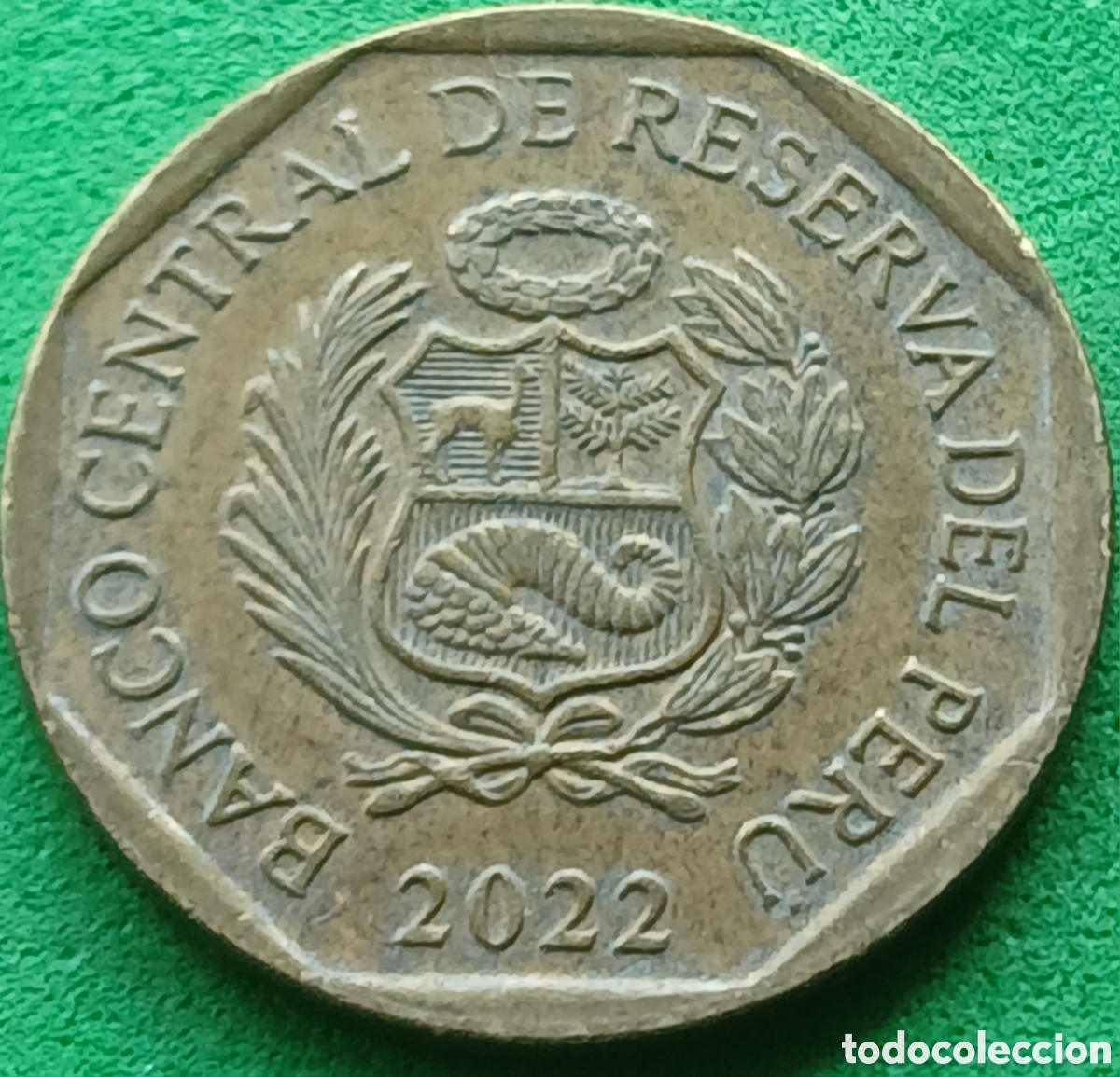 Monedas antiguas de Am&eacute;rica: Per&uacute; 20 centimos 2022 km#306.4