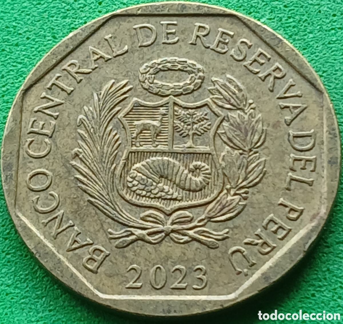Monedas antiguas de Am&eacute;rica: Per&uacute; 20 centimos 2023 km#306.4