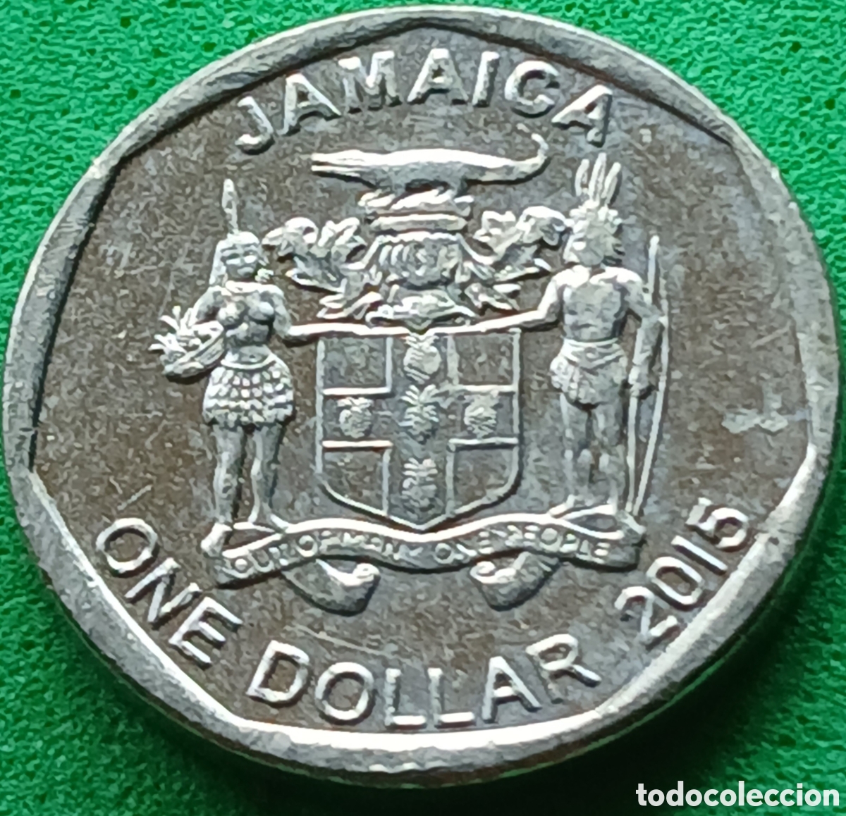 Monedas antiguas de Am&eacute;rica: Jamaica one dollar 2015 km#189
