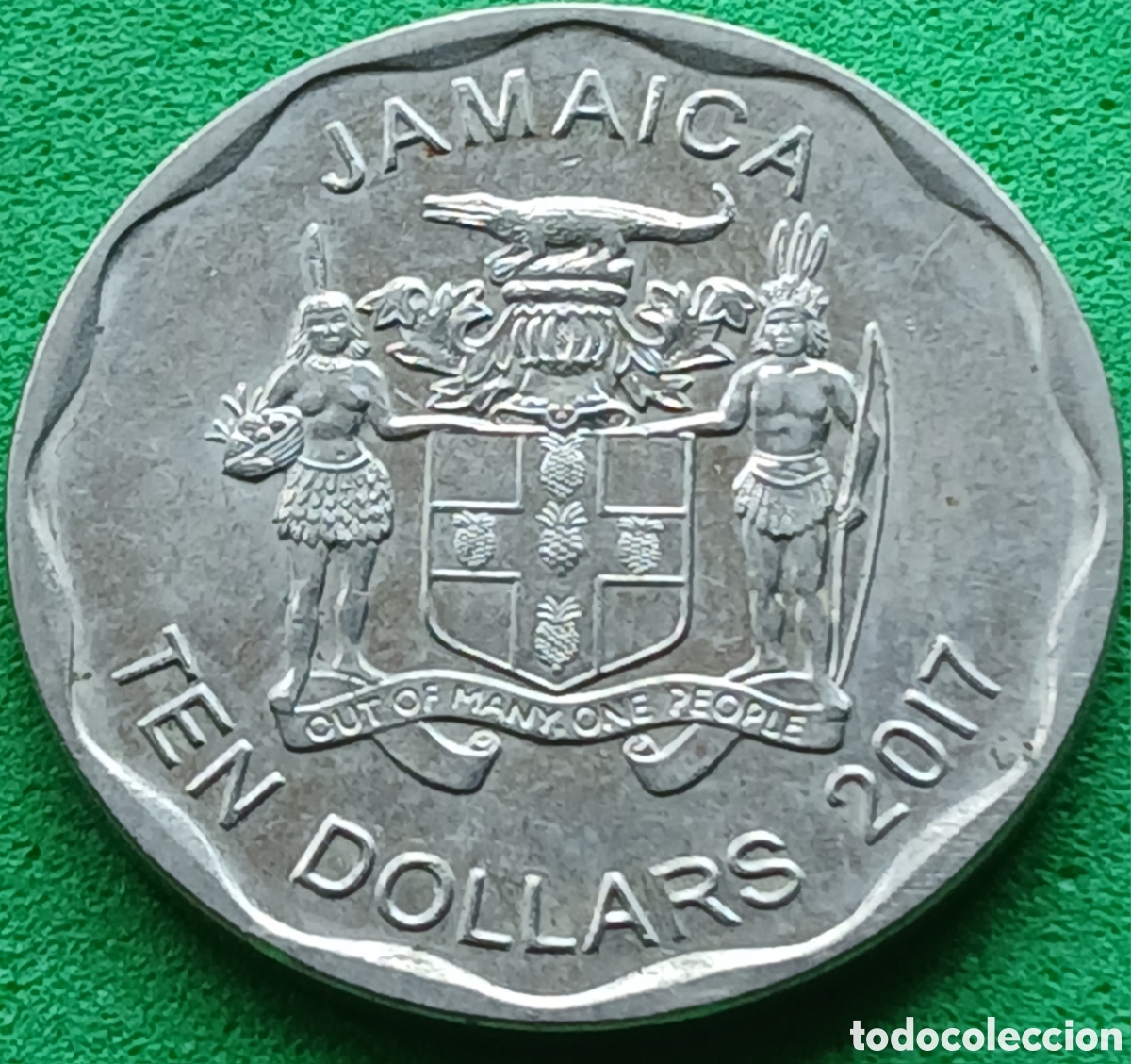Monedas antiguas de Am&eacute;rica: Jamaica ten dollars 2017 km#190