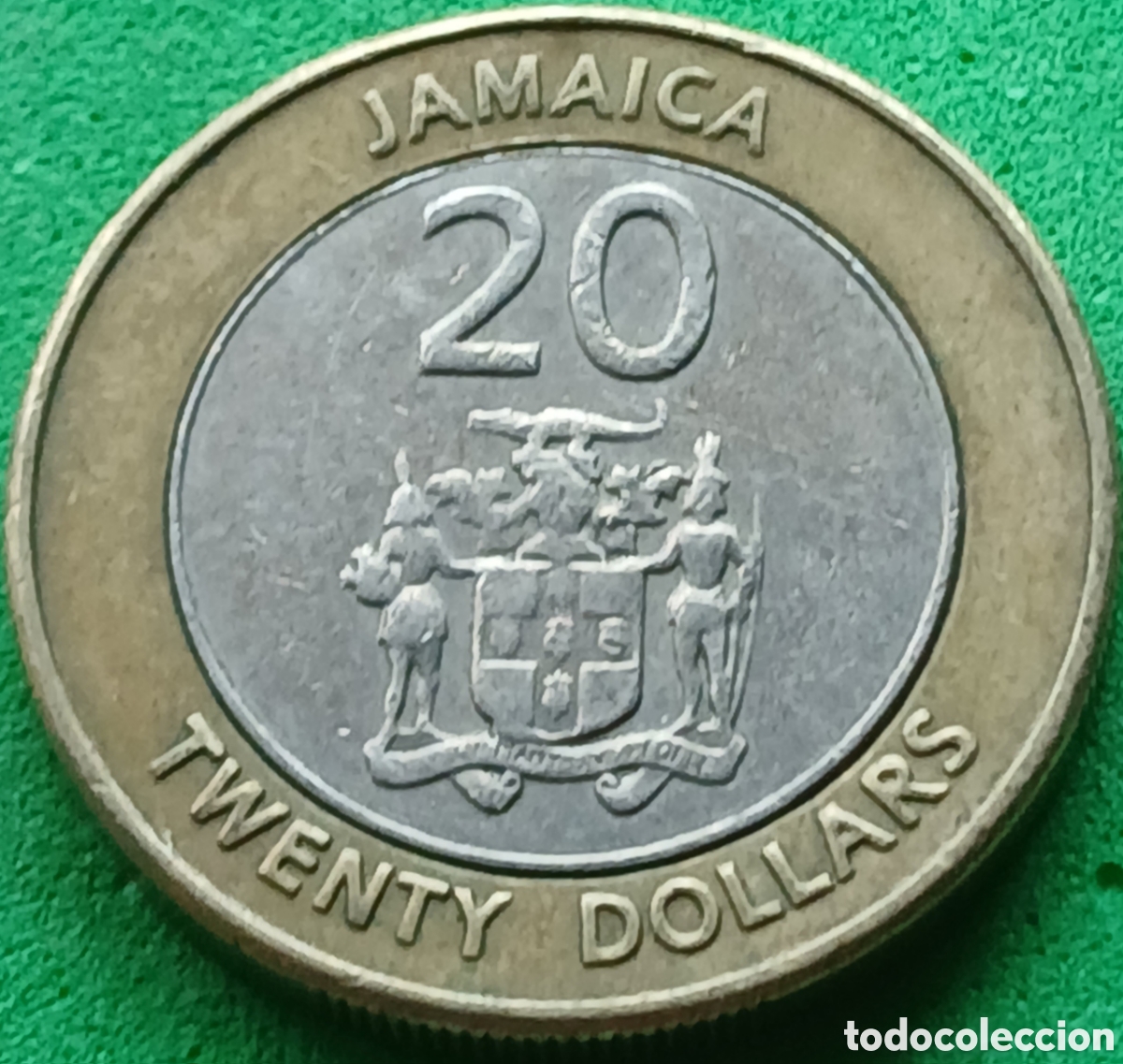 Monedas antiguas de Am&eacute;rica: Jamaica 20 dollars 2000 km#182
