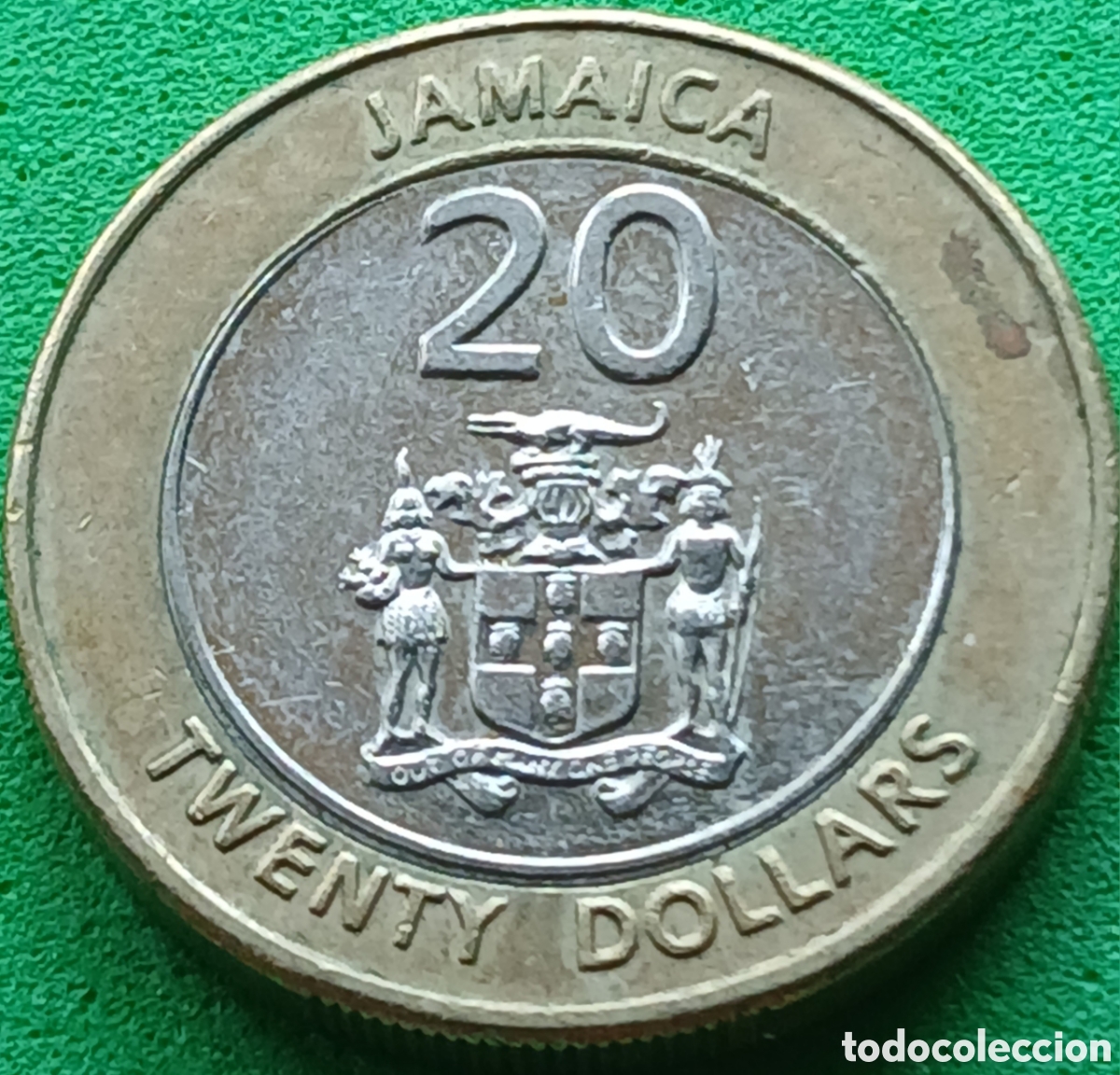 Monedas antiguas de Am&eacute;rica: Jamaica 20 dollars 2017 UC#1