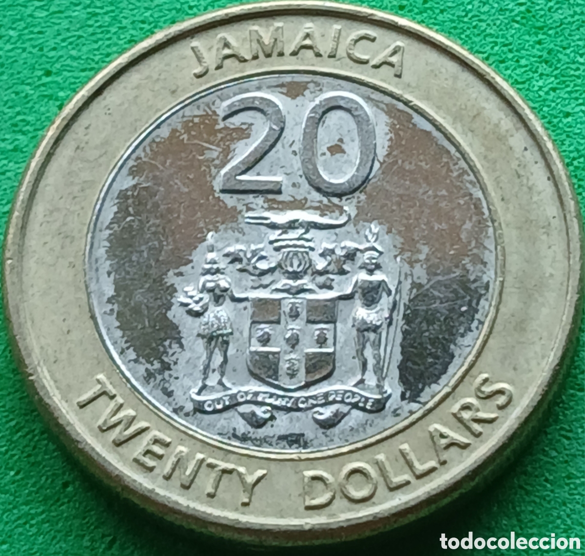 Monedas antiguas de Am&eacute;rica: Jamaica 20 dollars 2022 UC#1 RARA (R) !