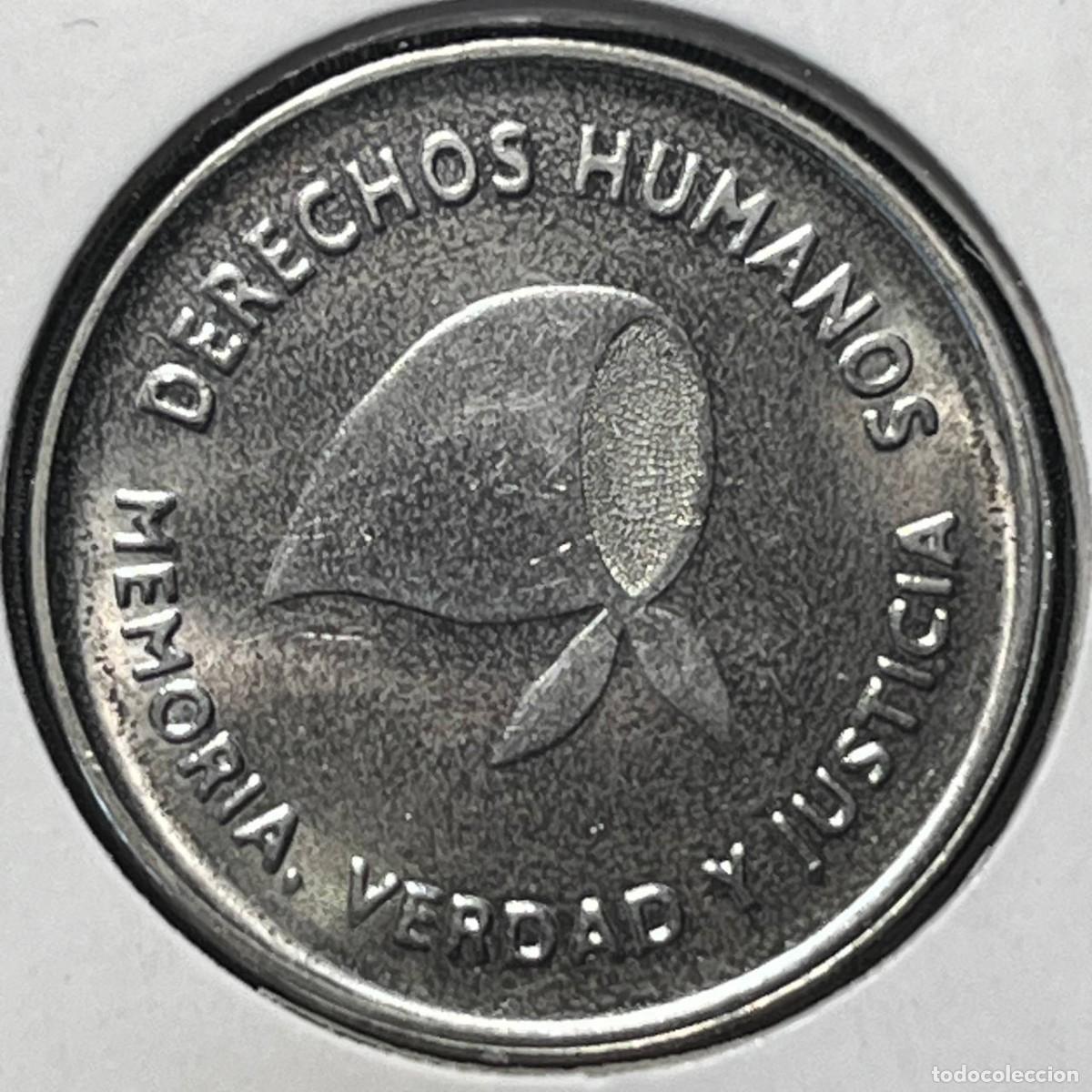 Monedas antiguas de Am&eacute;rica: ARGENTINA 2 PESOS 2006 KM#161.1 &rdquo;Derechos Humanos&rdquo; (reeded edge) UNC