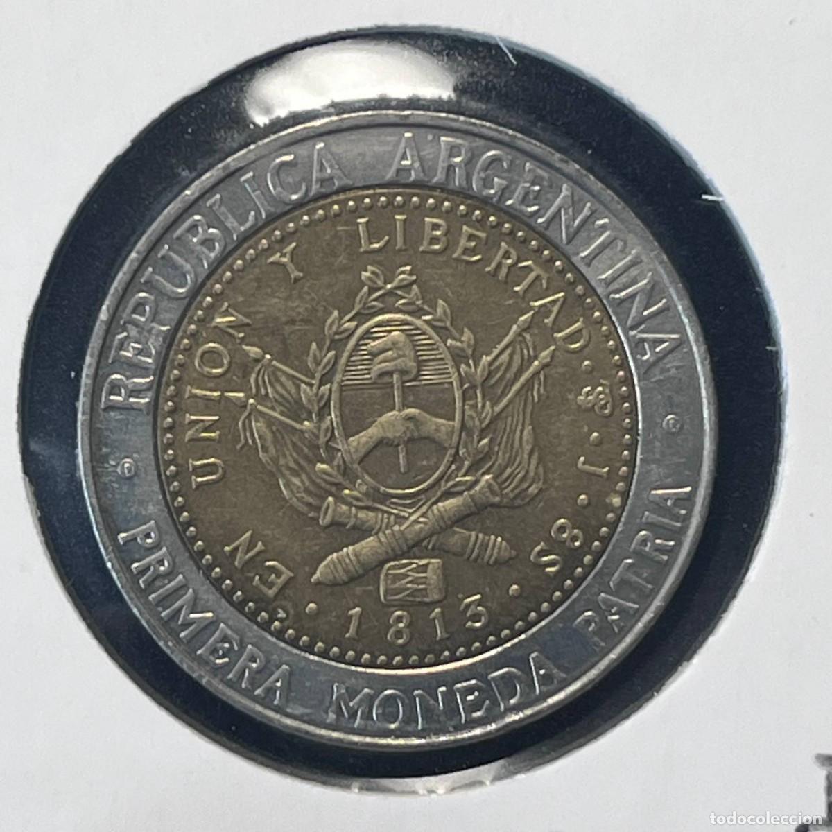 Monedas antiguas de Am&eacute;rica: ARGENTINA 1 PESO 2009 KM#112.1 VF MBC BIMETALLIC