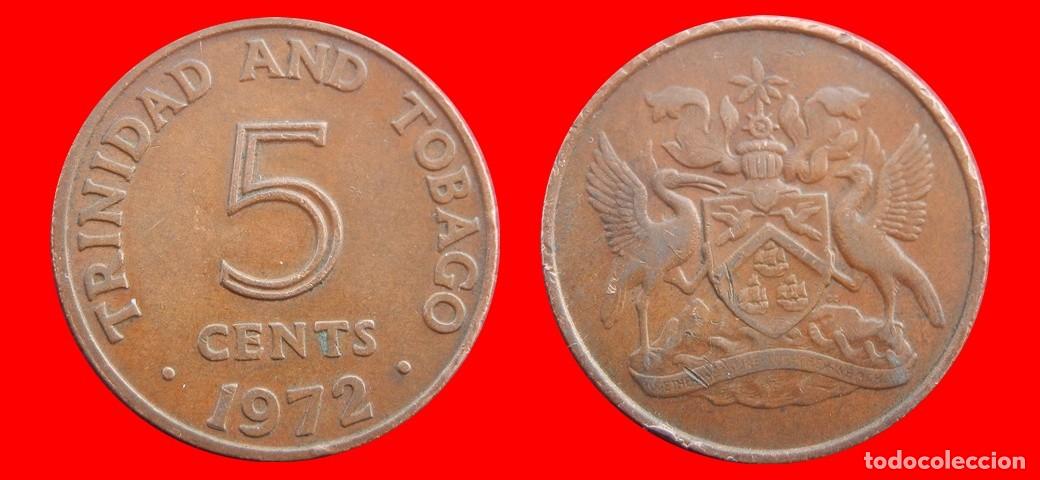 Monedas antiguas de Am&eacute;rica: 5 CENTAVOS 1972 TRINIDAD Y TOBAGO-144074