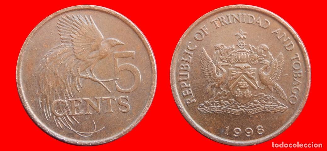 Monedas antiguas de Am&eacute;rica: 5 CENTAVOS 1998 TRINIDAD Y TOBAGO-144076