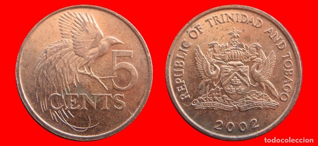 Monedas antiguas de Am&eacute;rica: 5 CENTAVOS 2002 TRINIDAD Y TOBAGO-144077