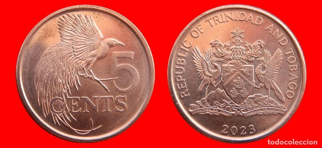 Monedas antiguas de Am&eacute;rica: 5 CENTAVOS 2023 TRINIDAD Y TOBAGO-144079