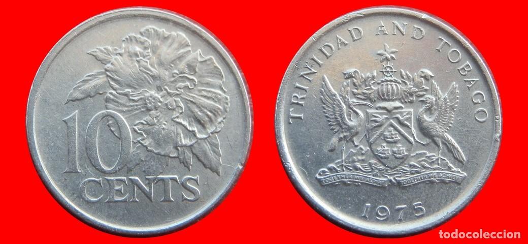 Monedas antiguas de Am&eacute;rica: 10 CENTAVOS 1975 TRINIDAD Y TOBAGO-144081