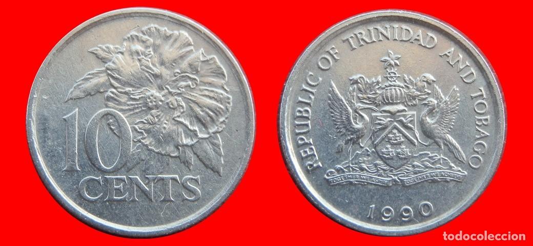 Monedas antiguas de Am&eacute;rica: 10 CENTAVOS 1990 TRINIDAD Y TOBAGO-144084